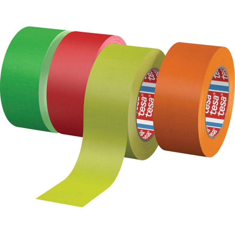 foto del prodotto 04671 00052 10 nastro in tessuto band 4671 verde neon l x l 25 m x 19 mm 1 pz. tesa