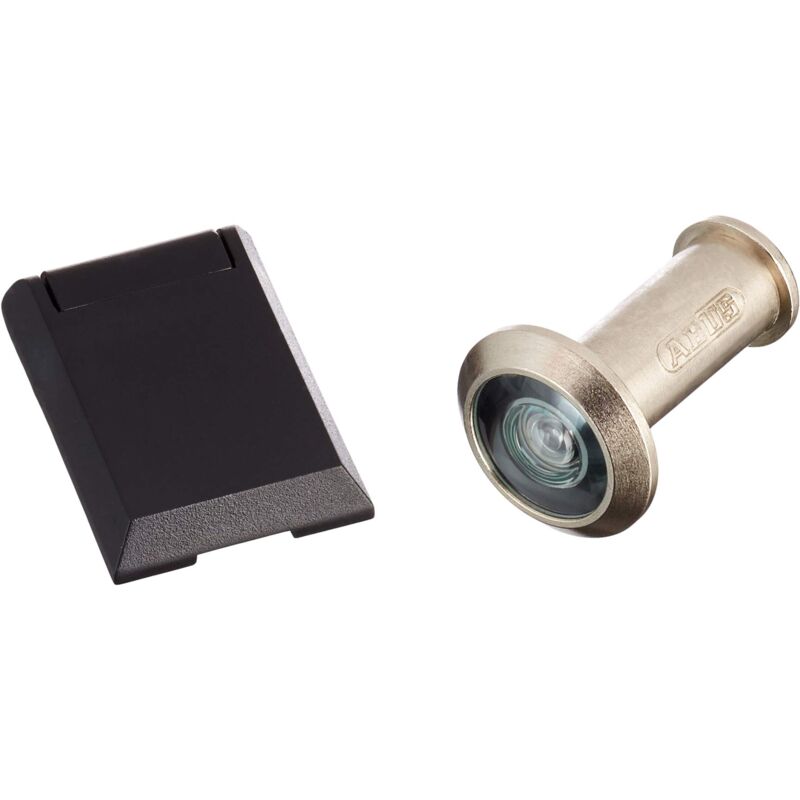 foto del prodotto 04914 visualizzatore porta con obiettivo grandangolare e tappo di copertura 2300 argento, 3600 w, 220 v, one size abus