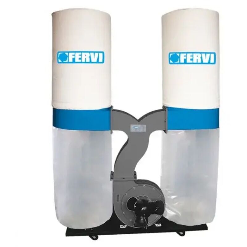 foto del prodotto 0496 aspiratore per trucioli carrellato 2200 w fervi