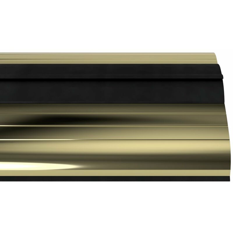 foto del prodotto 04sr3330914g sg100 soglia per porta con guarnizione paraspifferi, finiture colore oro, 914 mm stormguard