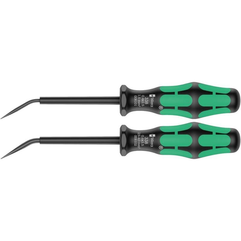 foto del prodotto 05008100001 utensile azionamento nero, verde 2 parti wera