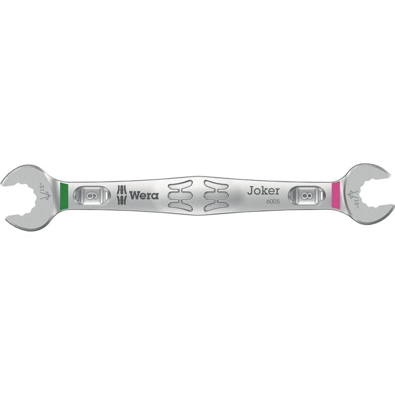 foto del prodotto 05020311001 chiave a doppia forchetta, 6005 chiave joker a forchetta doppia, 8 x 9 x 122.2 mm wera