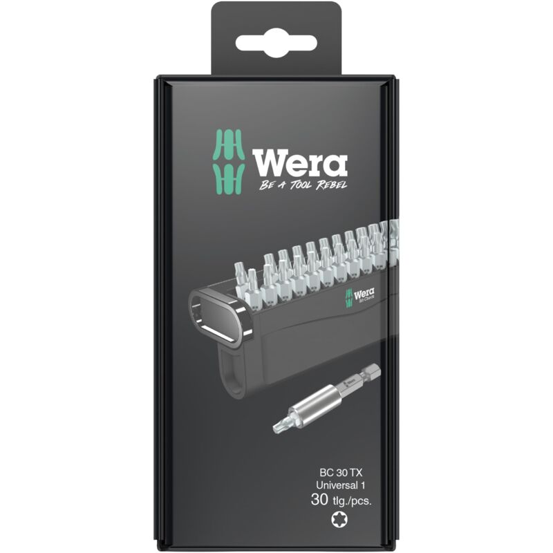 foto del prodotto 05057900001 bit check 30 tx universal 1 sb, 30 pz. wera