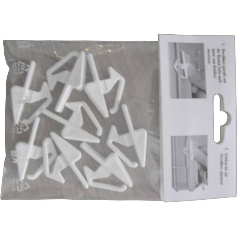 foto del prodotto 05310 chiusure per contenitori in plastica bianco 8 pz. alutec
