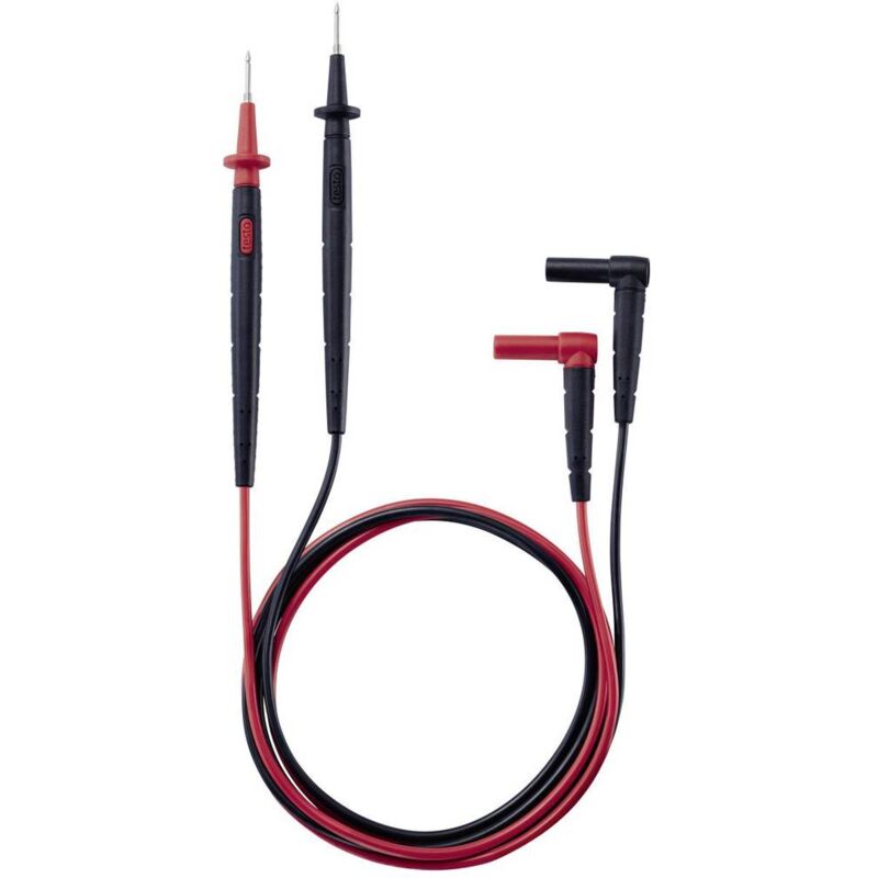 foto del prodotto 0590 0010 kit puntali di sicurezza spina 4 mm sonda 1.22 m nero, rosso 1 pz. testo