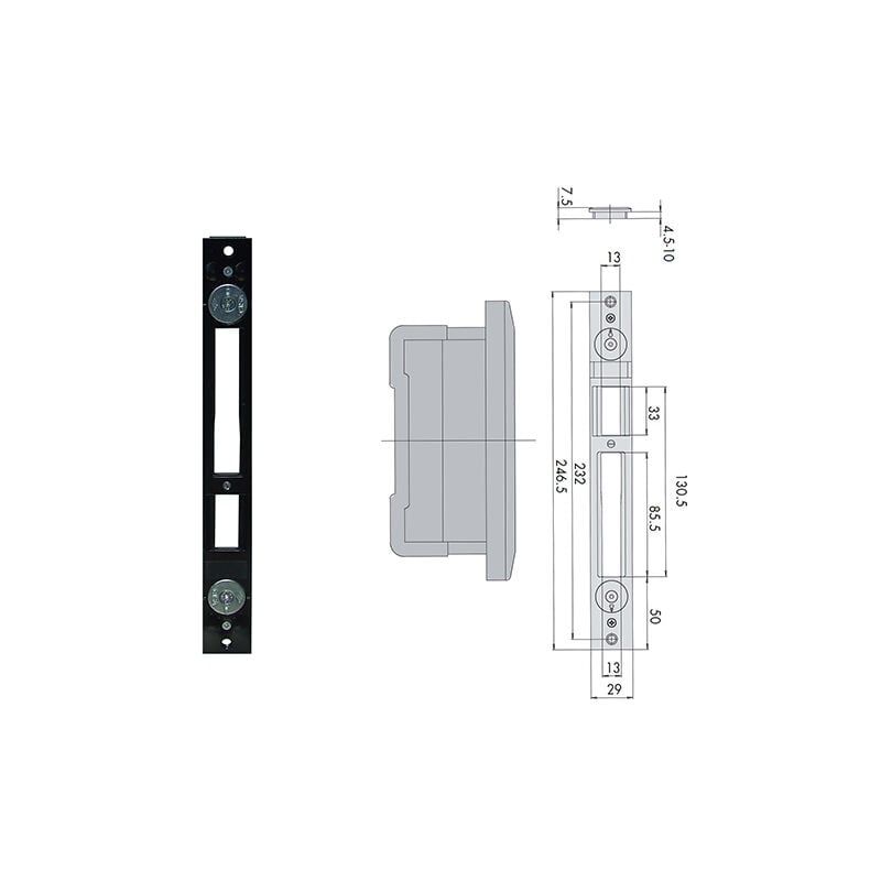 foto del prodotto 06463 74 0 contropiastra met regol cisa
