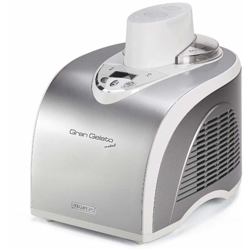 foto del prodotto 0693 gelatiera compressore 135 w argento, bianco ariete