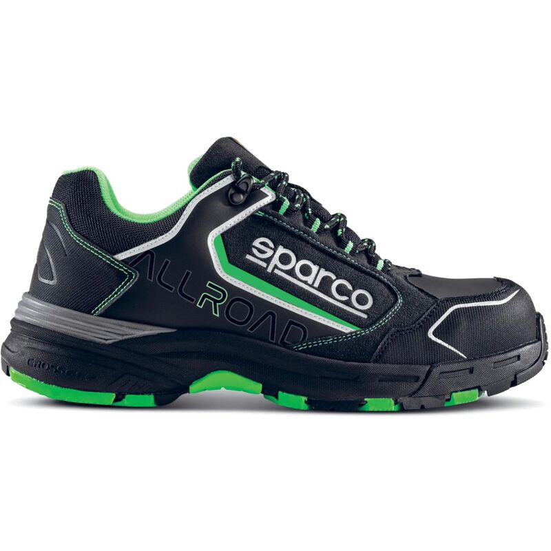 foto del prodotto 07528nrvf scarpa antinfortunistica baku esd s3s sr fo hro nero verde 44 sparco