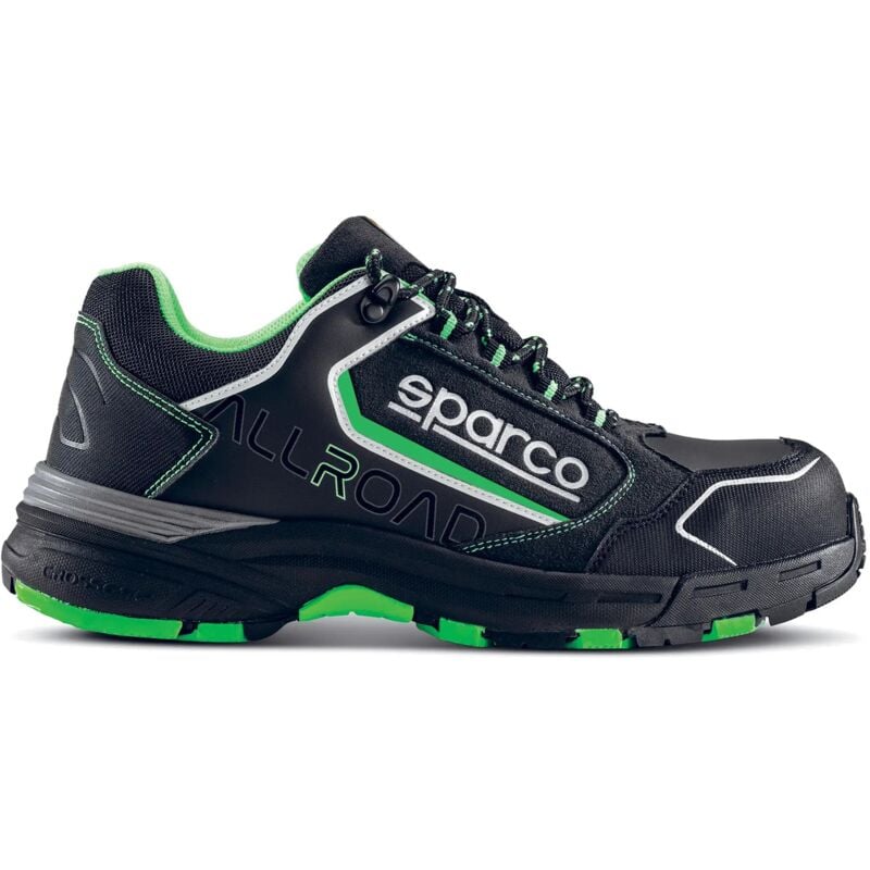 foto del prodotto 07528nrvf scarpa antinfortunistica baku esd s3s sr fo hro nero verde 46 sparco