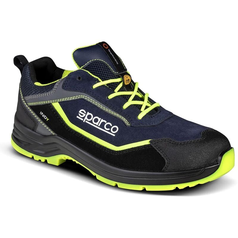 foto del prodotto 07537bmgf scarpa antinfortunistica indy baltimora esd s3s sr blu giallo 46 sparco