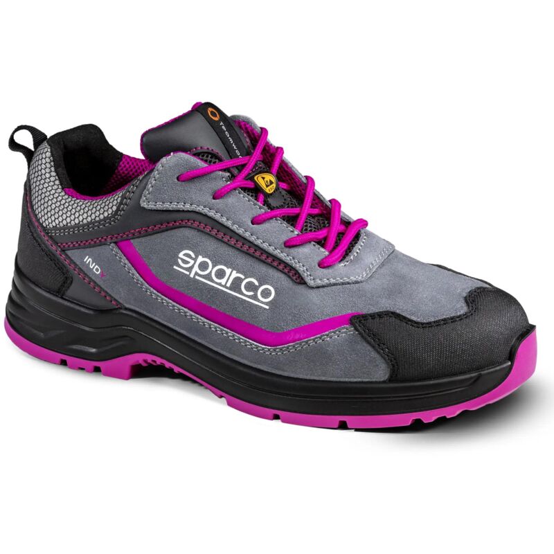 foto del prodotto 07537grfu scarpa antinfortunistica indy danica esd s1ps grigio fucsia 39 sparco