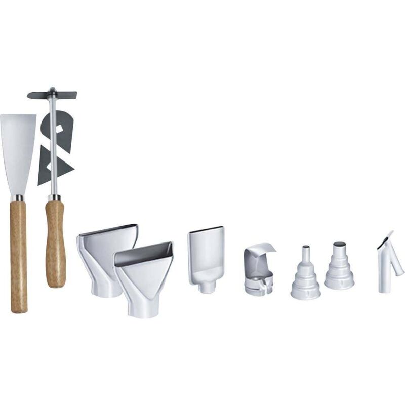 foto del prodotto 075569 kit accessori per termosoffiatore adatto per marca di ugelli ad aria calda steinel