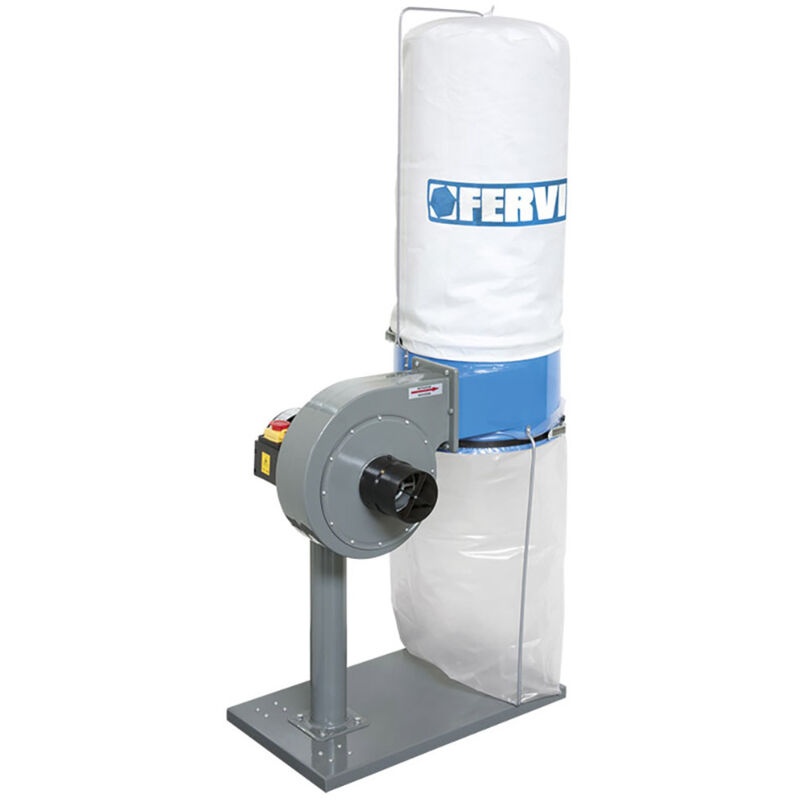 foto del prodotto 0756 aspiratore per trucioli carrellato 750 w - fervi