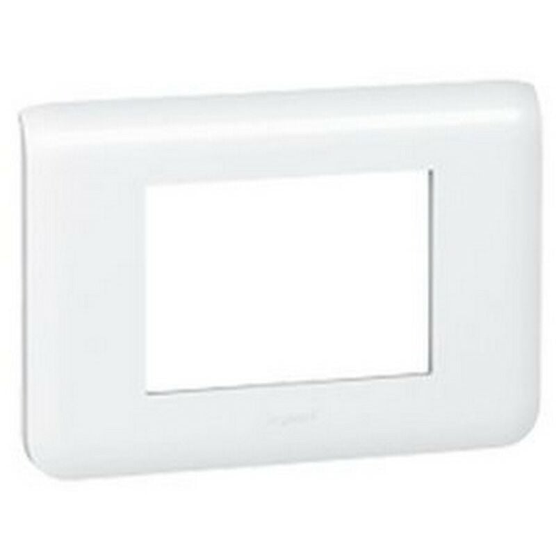 foto del prodotto 078803 - placca mosaico - 3 moduli - bianco - legrand