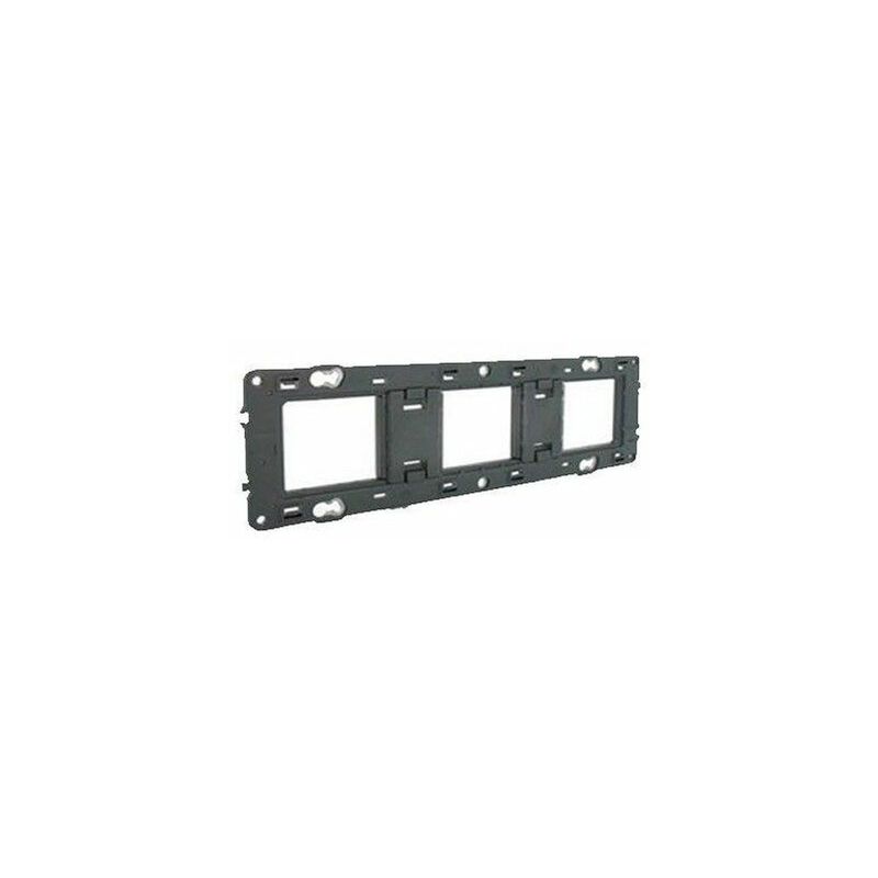 foto del prodotto 080253 support pour fixation vis batibox montage horiz vert 3 postes 6 8 mod legrand