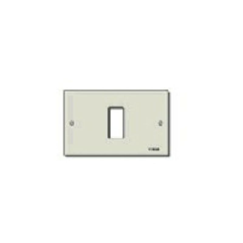 foto del prodotto 08535 placca 1m alluminio viti oro serie 8000