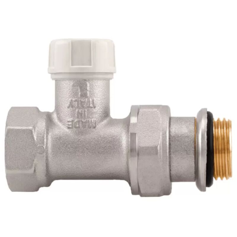 foto del prodotto 0928500 accessori valvola detentore dritto attacco femmina 1 2 pollice per termosifoni, valvola universale del calorifero e termoarredo,