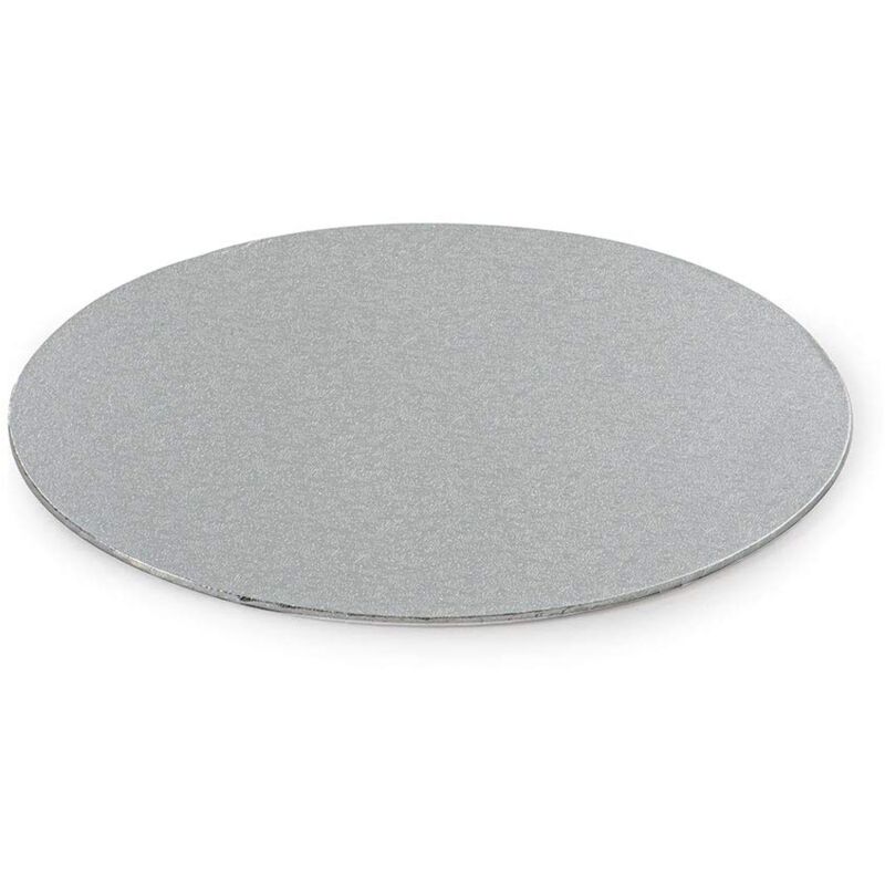 foto del prodotto 0931306 decora cake board sottile silver 30 cm x h 3 mm 12 inch