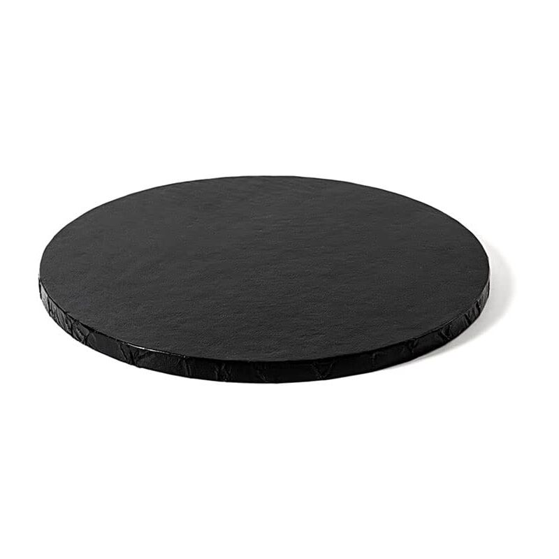 foto del prodotto 0931760 sottotorta tondo 25 x h 1,2 cm, cartone, nero decora