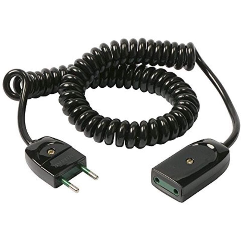 foto del prodotto 0p32322 cavo prolunga estensibile, 2 x 0.75, 3 m, nero, 3m - vimar