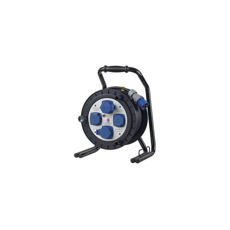 foto del prodotto 0p32760 avvolgicavo industriale 16a 4 uscite 15m vimar