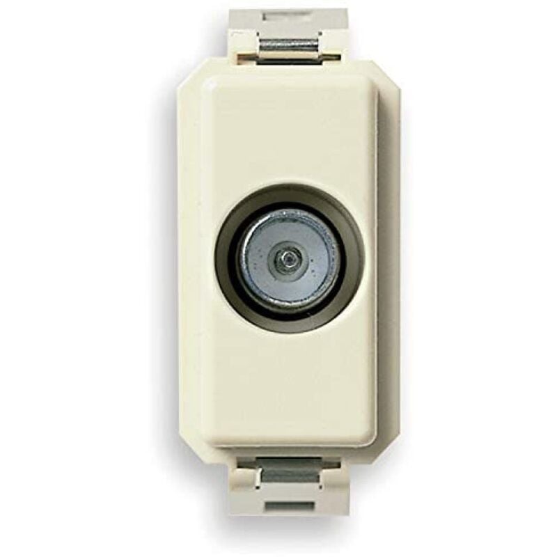 foto del prodotto 0r08190.10 serie 8000 presa antenna tv rd sat, passante, con connettore maschio 10db vimar
