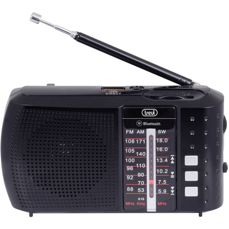foto del prodotto 0ra7f2000 radio portatile analogica e digitale nero trevi