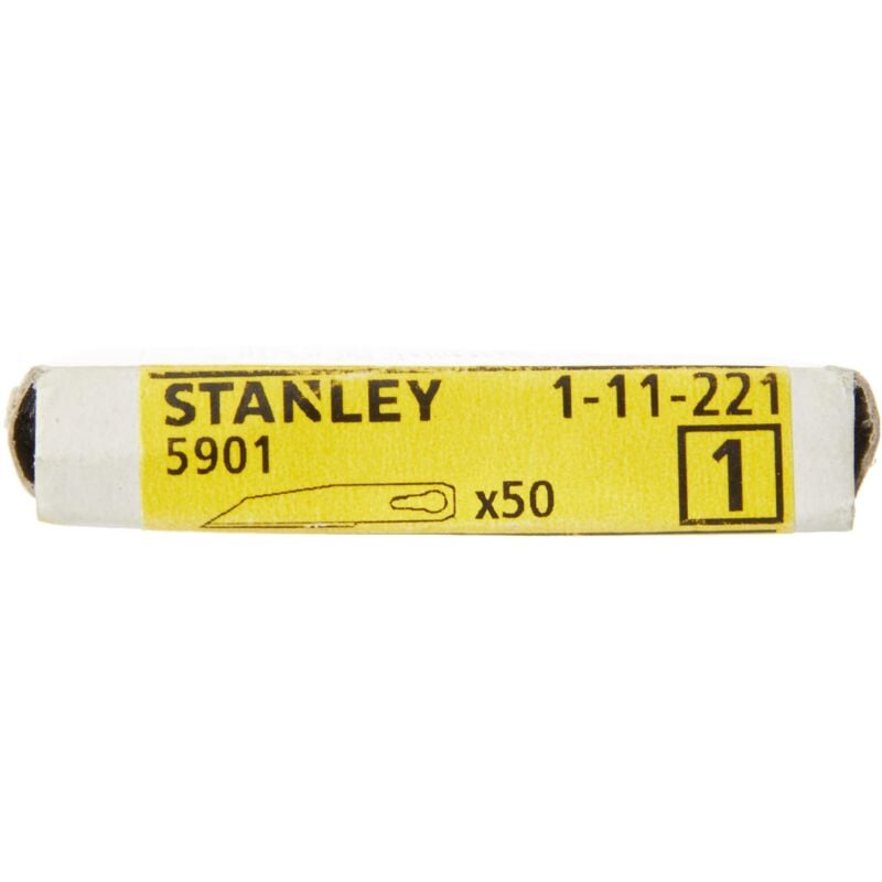 foto del prodotto 1 11 221 confezione 50 lame diritte ad affilatura acuta stanley