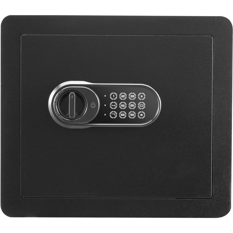 foto del prodotto 1,2 cu. piede. cassaforte domestica, cassaforte di sicurezza in acciaio,tastiera digitale e 2 chiavi,borsa ignifuga,protezione