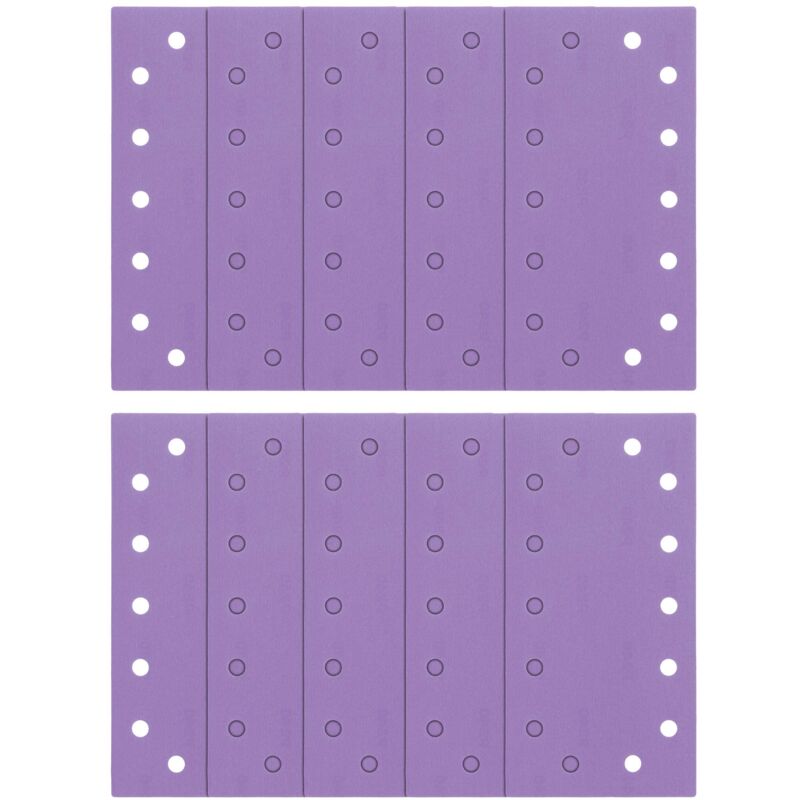 foto del prodotto 1 2 foglio abrasivo 115 x 230 mm in ossido di alluminio, 240 grana, ab hlf 240a, confezione da 10 trend