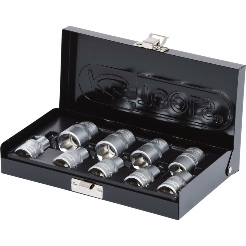 foto del prodotto 1 2 serie di bussole etorx,9 pze10 e24