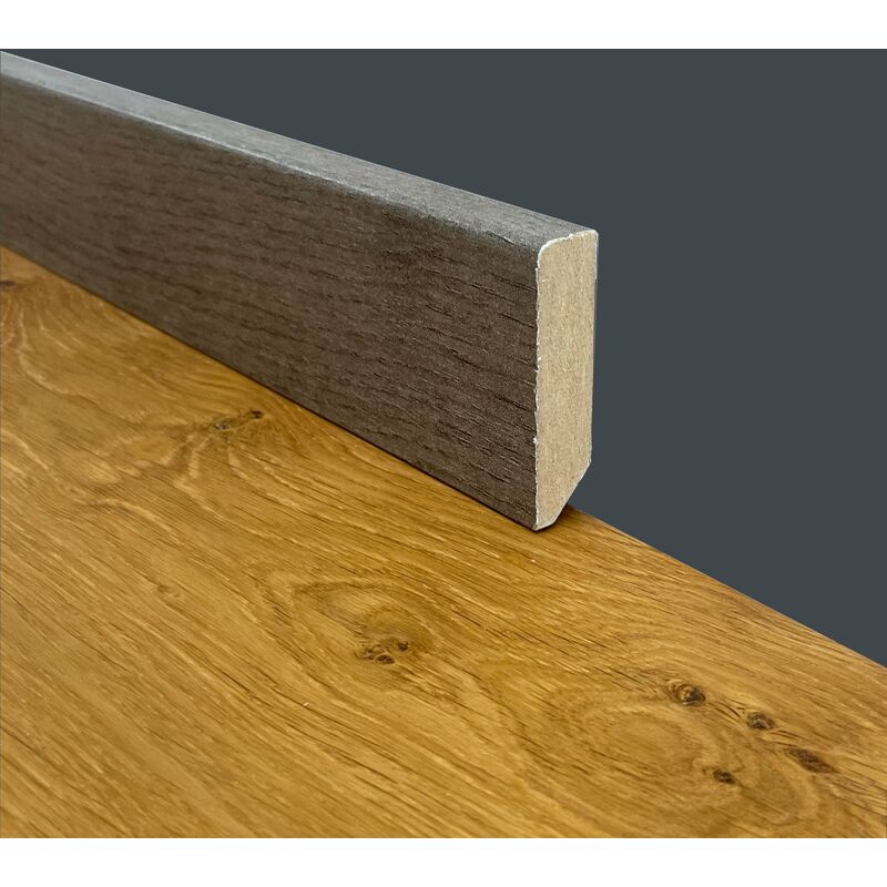 foto del prodotto 1,29ml mega stock al metro battiscopa taglio quadro in fibra di legno 60x15 grigio ombra industrial