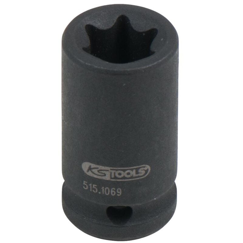 foto del prodotto 1 4 bussola per avvitatori ad impulsi torx, corta, e10