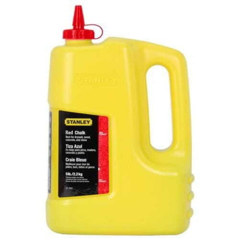 foto del prodotto 1-47-919 polvere di gesso, rossa, 1000g 1 kg - stanley