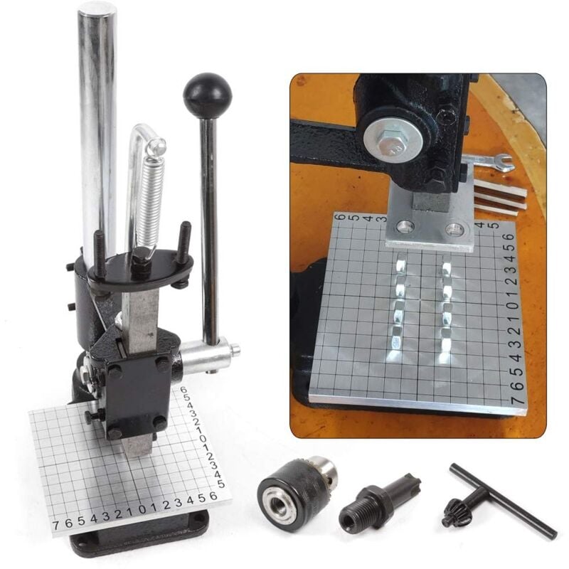 foto del prodotto 1.5 13mm manuale in pelle perforatrice strumento, fai da te foro macchina da stampa in pelle punzonatrici punzonatrici in pelle in pelle punzonatrice