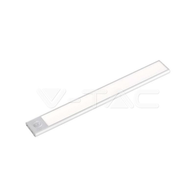 foto del prodotto 1.5w led lampada per armadio ricaricabile con con sensoree corpo di colore argento 3000k ip20 luce calda