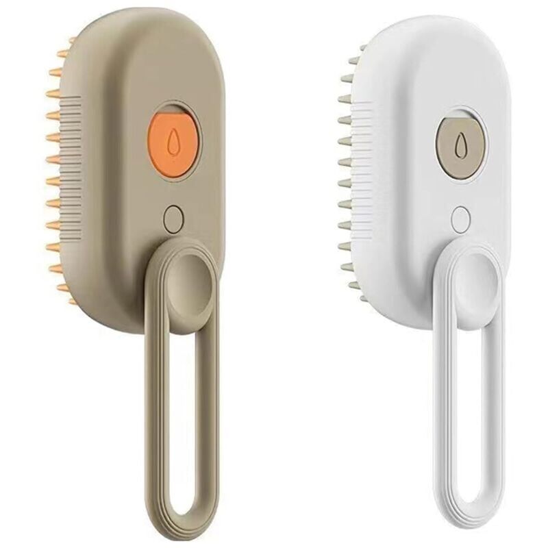 foto del prodotto 1 brosse de massage 3 en 1 en silicone pour chats et chiens, brosse vapeur de massage, dissolvant d enchev trements et de perte de poils, brosse 
