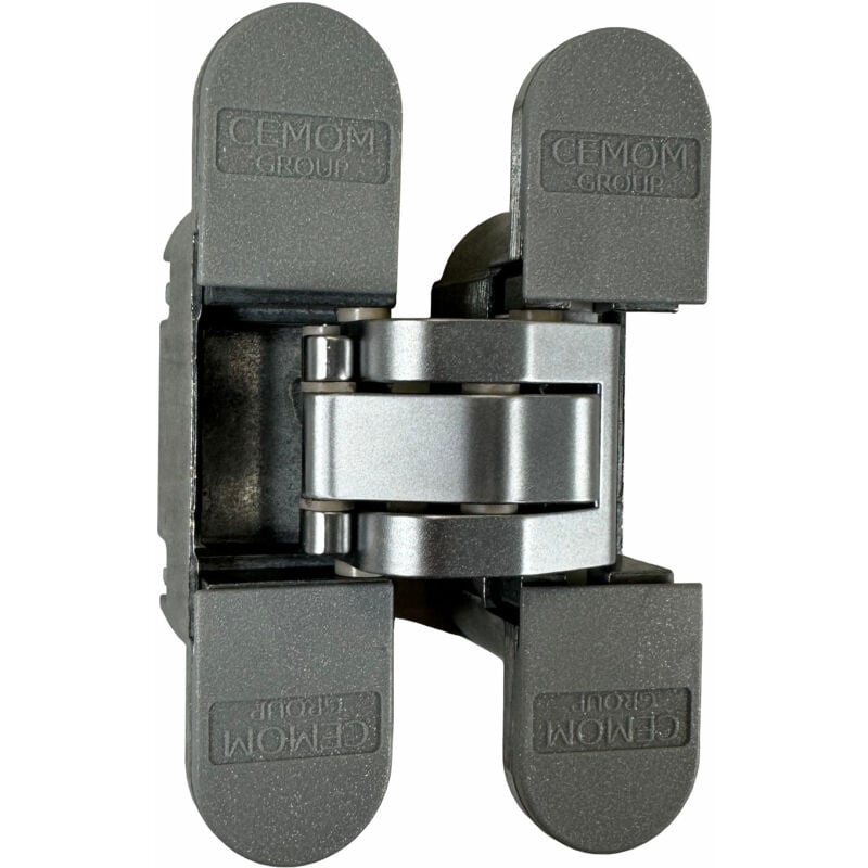 foto del prodotto 1 cerniera invisibile estetic 80 a hp cemom moatti 111,5 mm reversibile. argento