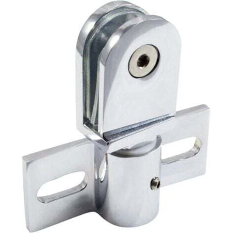 foto del prodotto 1 cerniera pivotante per porta doccia in vetro