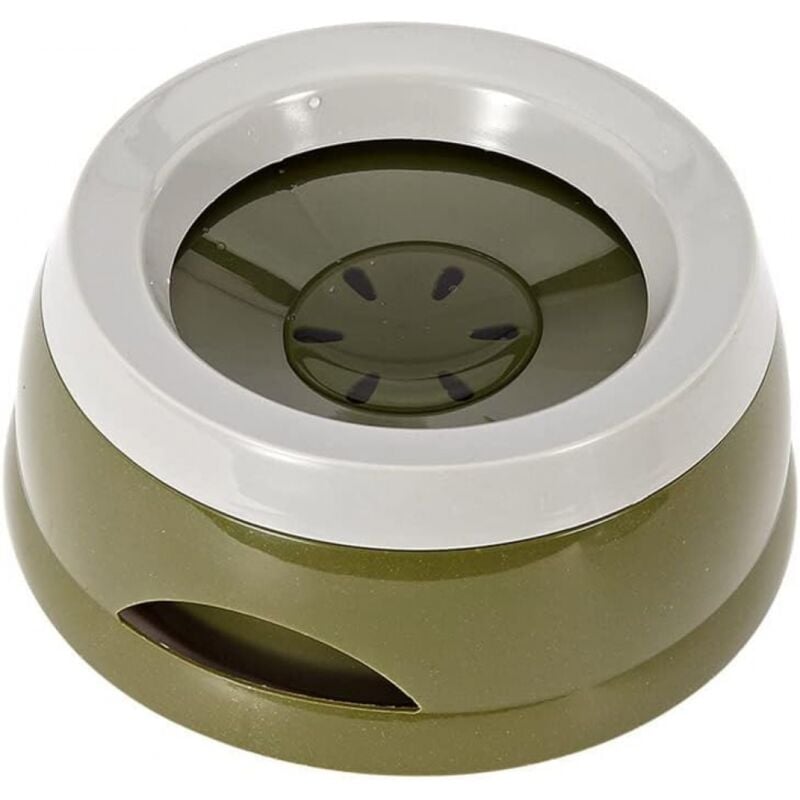 foto del prodotto 1 ciotola per cani anti rovesciamento, verde militare, ciotola per erogatore lento, adatta per casa e viaggio, ciotola per acqua per