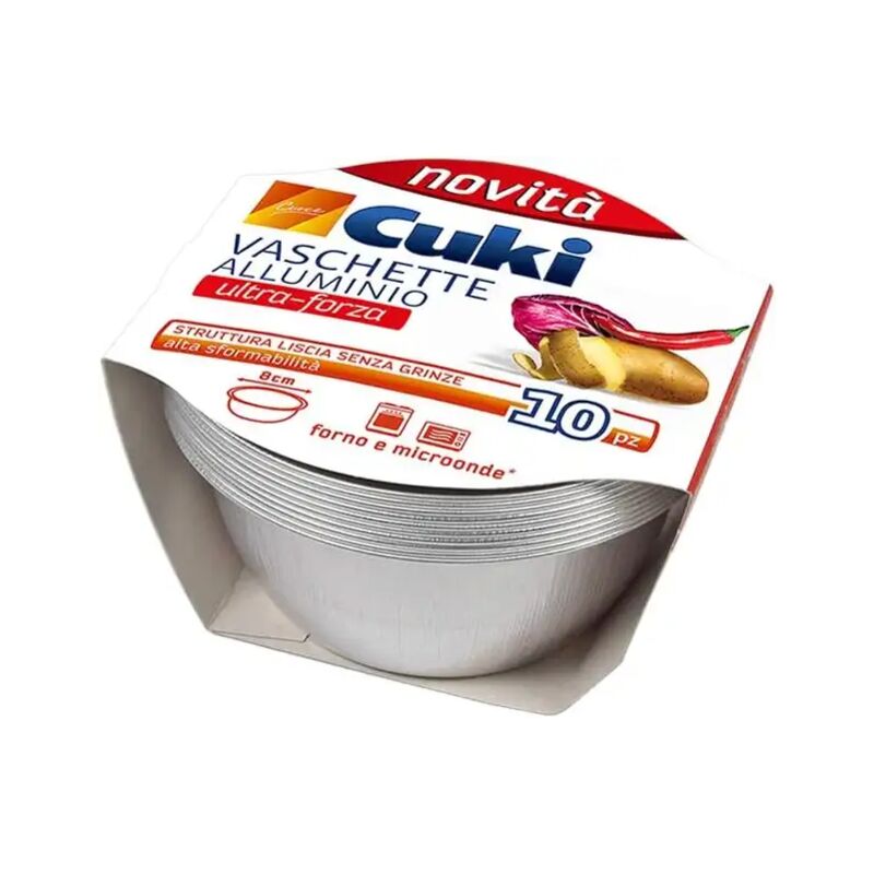 foto del prodotto 1 confezione cuki vaschette budino creme caramel senza coperchio 10 pz