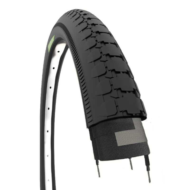 foto del prodotto 1 copertone 26 x 2 x 1 3 4 54 571 pneumatico nero per carretto furgoncino bici carrello a mano