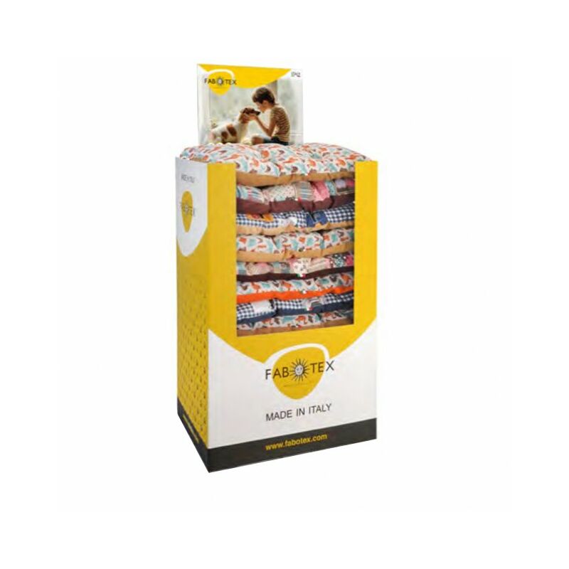 foto del prodotto 1 cuscino rett morb 60x40x7 fantasia assortita per cane gatto fabotex
