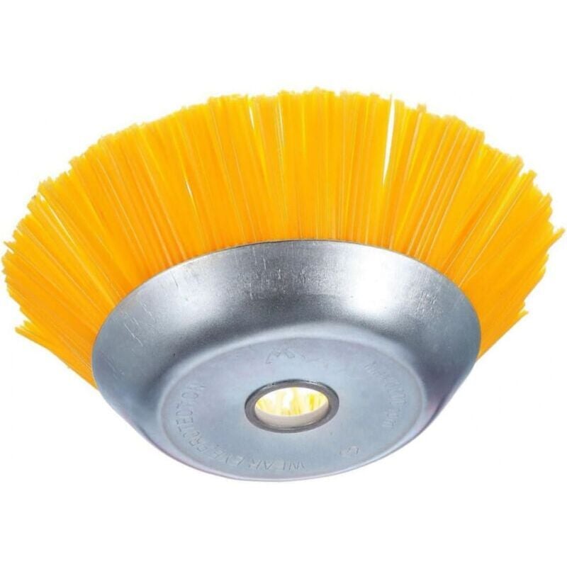 foto del prodotto 1 decespugliatore in nylon, spazzola rotonda universale per rimuovere le erbacce, attrezzi da giardino durevoli.