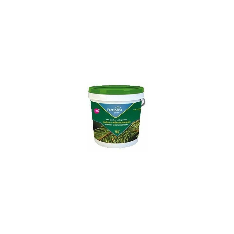 foto del prodotto 1 kg di fertilizzante granulato di fertiberia per conifere con anti charronation