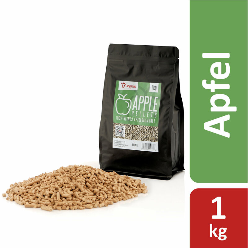 foto del prodotto 1 kg pellet di mele da 100 legno di melo pellet di mele bbq toro