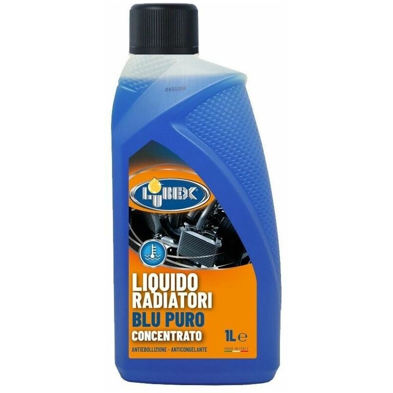 foto del prodotto 1 lt litro di liquido radiatori auto universale freddo lubex concentrato blu