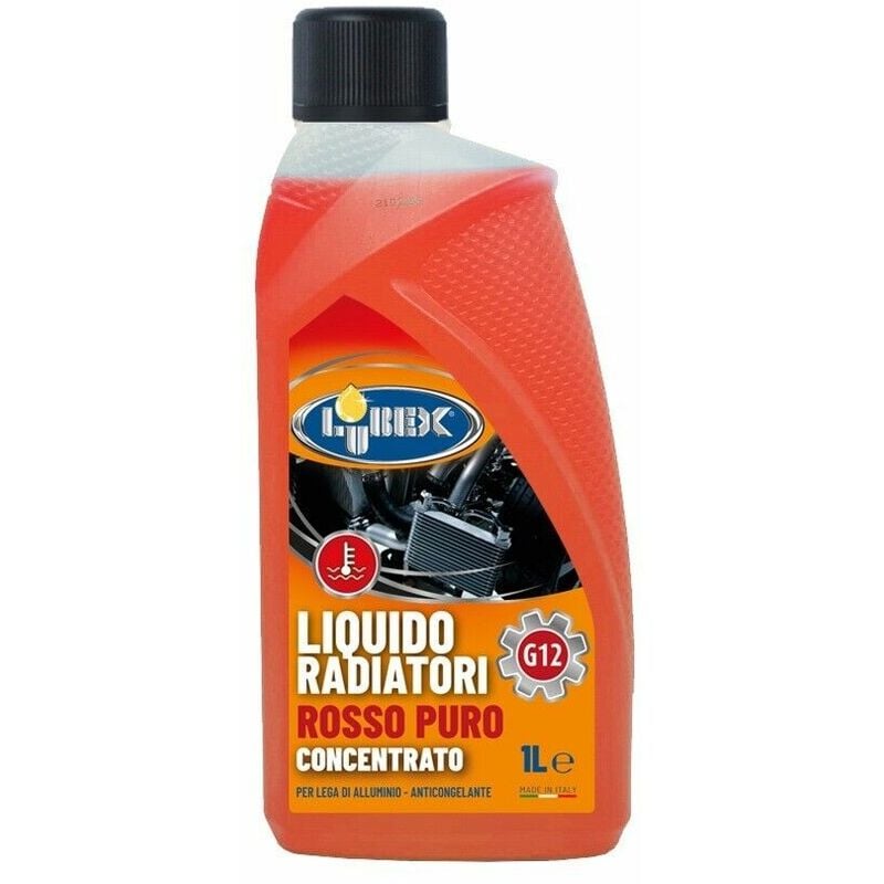 foto del prodotto 1 lt litro di liquido radiatori auto universale freddo lubex concentrato rosso