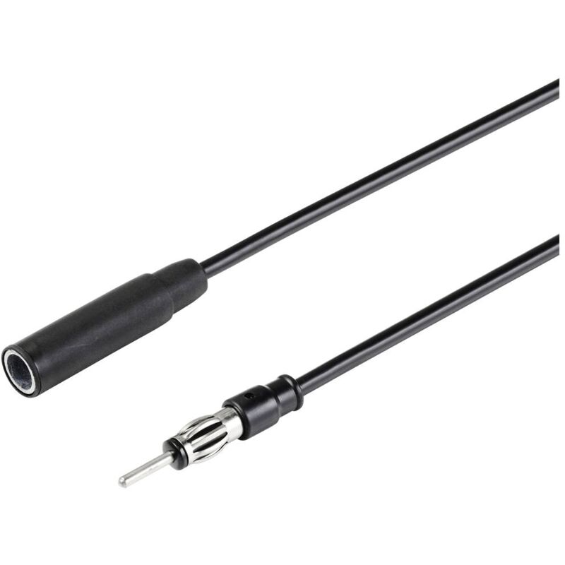 foto del prodotto 1 m cavo di prolunga din 150 ohm nero rf 5087926 renkforce