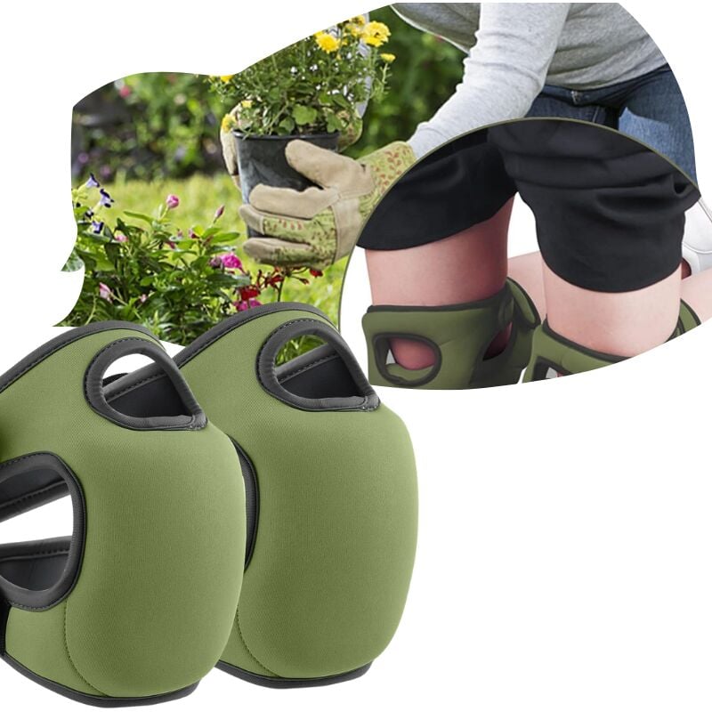 foto del prodotto 1 paio di ginocchiere da giardinaggio in schiuma eva ultra morbida e regolabile per giardinaggio e lavori domestici